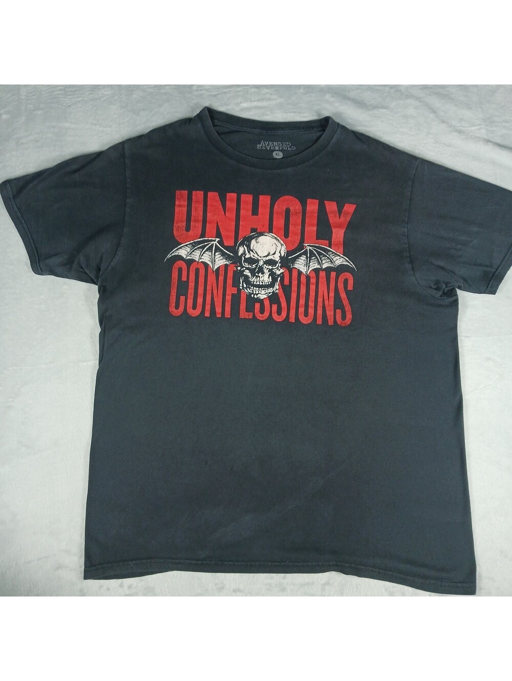 Avenged Sevenfold A7X Unholy Confessions T-Shirt Band Metal Rock Vintage Size XL